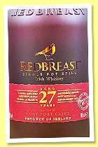 Redbreast 27 yo ‘Batch B1/2019’ (54.6%, OB, single pot still, 2019) Redbreast 27 yo ‘Batch B1/2019’ (54.6%, OB, single pot still, 2019)