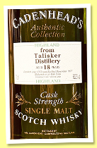 Talisker 18 yo 1979/1997 (63.2%, Cadenhead, Authentic Collection) Talisker 18 yo 1979/1997 (63.2%, Cadenhead, Authentic Collection)