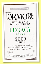 Tormore 2009/2025 ‘Legacy’ (55.1%, OB for The Whisky Exchange, Whisky Show Exclusive, first fill bourbon barrel, cask #4046, 210 bottles) Tormore 2009/2025 ‘Legacy’ (55.1%, OB for The Whisky Exchange, Whisky Show Exclusive, first fill bourbon barrel, cask #4046, 210 bottles)