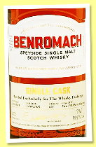 Benromach 2014/2025 (59.1%, OB for The Whisky Exchange, first fill sherry hogshead, cask #675, 299 bottles) Benromach 2014/2025 (59.1%, OB for The Whisky Exchange, first fill sherry hogshead, cask #675, 299 bottles)