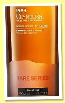 Clynelish 42 yo 1983/2026 (49.5%, OB, Rare Series, refill American oak hogshead, 160 bottles) Clynelish 42 yo 1983/2026 (49.5%, OB, Rare Series, refill American oak hogshead, 160 bottles)
