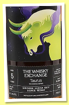 Dailuaine 5 yo 2020/2025 (61%, The Whisky Exchange, Zodiac: Taurus, first-fill Pedro Ximenez, cask # 312947, 489 bottles) Dailuaine 5 yo 2020/2025 (61%, The Whisky Exchange, Zodiac: Taurus, first-fill Pedro Ximenez, cask # 312947, 489 bottles)