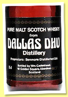 Dallas Dhu 26 yo (44.5%, Cadenhead, black dumpy, late 1980s) Dallas Dhu 26 yo (44.5%, Cadenhead, black dumpy, late 1980s)