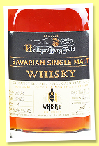 Heiligenbergfeld 4 yo 2021/2025 (58.7%, OB, for Whisky Blibliothek, Germany, 1st fill amontillado, cask #1, 238 bottles) Heiligenbergfeld 4 yo 2021/2025 (58.7%, OB, for Whisky Blibliothek, Germany, 1st fill amontillado, cask #1, 238 bottles)
