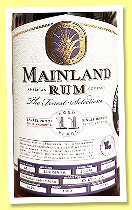 Mainland Rum 11 yo 2014/2026 (65.2%, Superlative Spirits, USA, Louisiana, ex-rye cask, 64 bottles) Mainland Rum 11 yo 2014/2026 (65.2%, Superlative Spirits, USA, Louisiana, ex-rye cask, 64 bottles)