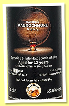 Mannochmore 12 yo 2012/2025 (55%, Fadandel, 1st fill PX barrique, cask #231201, 64 bottles) Mannochmore 12 yo 2012/2025 (55%, Fadandel, 1st fill PX barrique, cask #231201, 64 bottles)