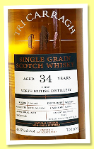 North British 34 yo 1991/2025 (43.5%, Tri Carragh, refill bourbon barrel, 165 bottles) North British 34 yo 1991/2025 (43.5%, Tri Carragh, refill bourbon barrel, 165 bottles)