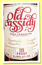 Old Cassidy (61.5%, OB, Rare Character Whiskey Co., Kentucky Straight Bourbon) Old Cassidy (61.5%, OB, Rare Character Whiskey Co., Kentucky Straight Bourbon)