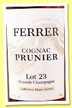 Prunier ‘Lot 23’ (57.2%, Ferrer, Collection Dame-Jeanne, Grande Champagne, +/-2026) Prunier ‘Lot 23’ (57.2%, Ferrer, Collection Dame-Jeanne, Grande Champagne, +/-2026)
