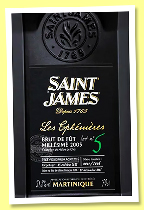 Saint James 2005/2022 ‘Les Éphémères Lot n°5’ (51.8%, OB, Martinique, agricole, 5,006 bottles) Saint James 2005/2022 ‘Les Éphémères Lot n°5’ (51.8%, OB, Martinique, agricole, 5,006 bottles)
