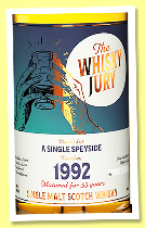 Secret Speyside 33 yo 1992/2026 (47.8%, The Whisky Jury, refill barrel, cask #408880, 236 bottles) Secret Speyside 33 yo 1992/2026 (47.8%, The Whisky Jury, refill barrel, cask #408880, 236 bottles)