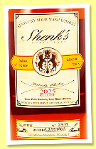 Shenk’s Homestead Sour Mash (45.6%, OB, Kentucky Sour Mash, batch #L25E1902, 2,371 bottles, 2025 release) Shenk’s Homestead Sour Mash (45.6%, OB, Kentucky Sour Mash, batch #L25E1902, 2,371 bottles, 2025 release)