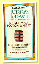 Strathdearn ‘Fruity & Spicy’ (44.5%, Murray McDavid, Cask Craft Series, oloroso sherry finish, 2022) Strathdearn ‘Fruity & Spicy’ (44.5%, Murray McDavid, Cask Craft Series, oloroso sherry finish, 2022)