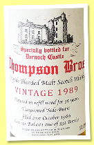 Teaspooned Side-Burn 35 yo 1989/2025 (51.1%, Thompson Bros., for Dornoch Castle, refill wood, cask #Bal.001, 333 bottles) Teaspooned Side-Burn 35 yo 1989/2025 (51.1%, Thompson Bros., for Dornoch Castle, refill wood, cask #Bal.001, 333 bottles)