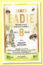 Tomatin 8 yo 2015/2023 (46%, James Eadie, Small Batch, recharred and 1st fill bourbon hogsheads, casks # 300055, 300612, 300617, 1205 bottles) Tomatin 8 yo 2015/2023 (46%, James Eadie, Small Batch, recharred and 1st fill bourbon hogsheads, casks # 300055, 300612, 300617, 1205 bottles)