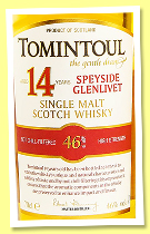 Tomintoul 14 yo (46%, OB, +/-2025) Tomintoul 14 yo (46%, OB, +/-2025)