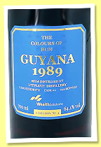Uitvlugt 32 yo 1989/2022 (64.1%, The Colours of Rum, Guyana, 222 bottles) Uitvlugt 32 yo 1989/2022 (64.1%, The Colours of Rum, Guyana, 222 bottles)