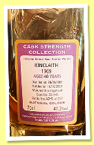 Kinclaith 40 yo 1969/2009 (47.3%, Signatory Vintage, Cask Strength Collection, hogshead, cask #301445, 217 bottles) Kinclaith 40 yo 1969/2009 (47.3%, Signatory Vintage, Cask Strength Collection, hogshead, cask #301445, 217 bottles)
